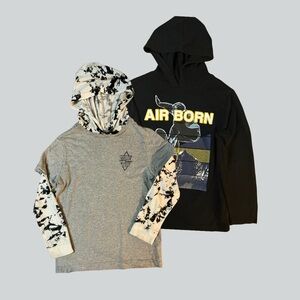 Crazy 8 Skate/Snowboard Hooded Shirts (Set of 2)